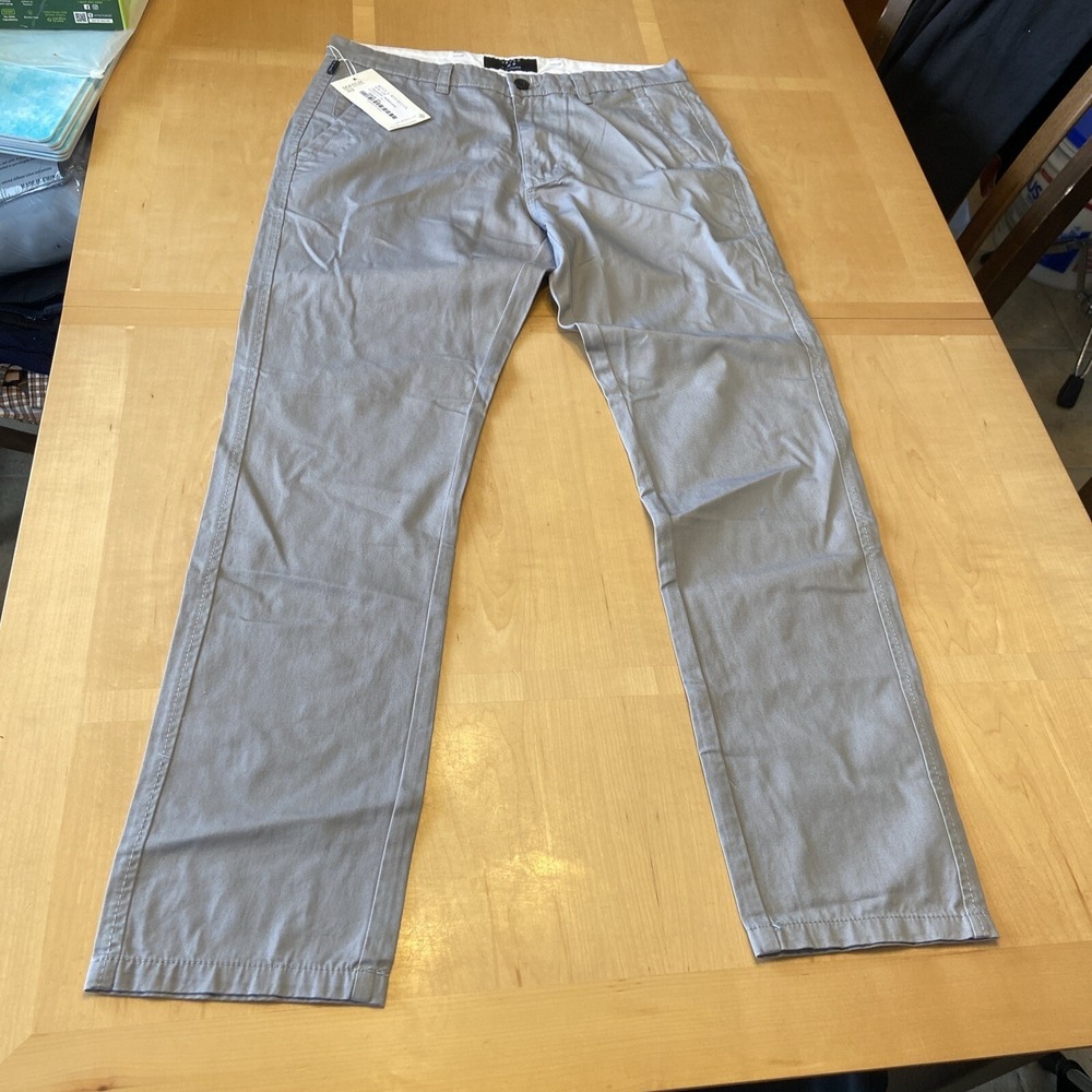 Matchsticks Grey Pants 32x31 Men's Casual Slim Fit Trousers